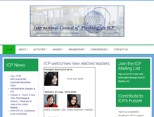 Tablet Screenshot of icpweb.org